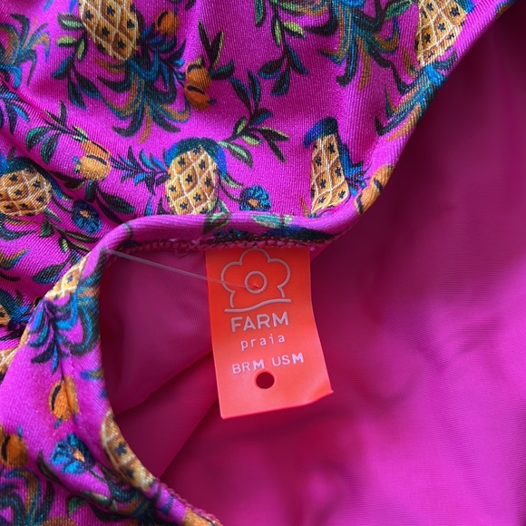 Farm Rio Fruits Dots One Piece Swimsuit sz M 175$ - Picture 11 of 15